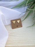 Pyramid Stud Earrings