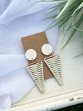 Modern Triangle Earrings