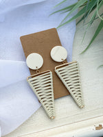 Modern Triangle Earrings